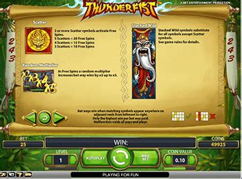 Игровой автомат Thunderfist (Кулак грома) онлайн бесплатно